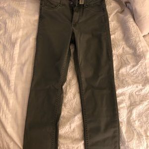 H&M olive green jeans